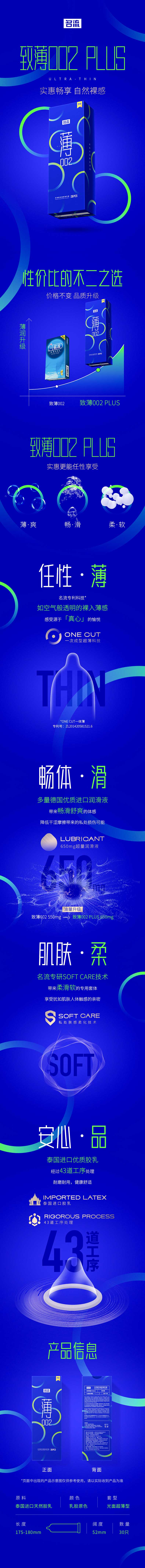 MINGLIU 002 Ultra thin condom thirty pcs