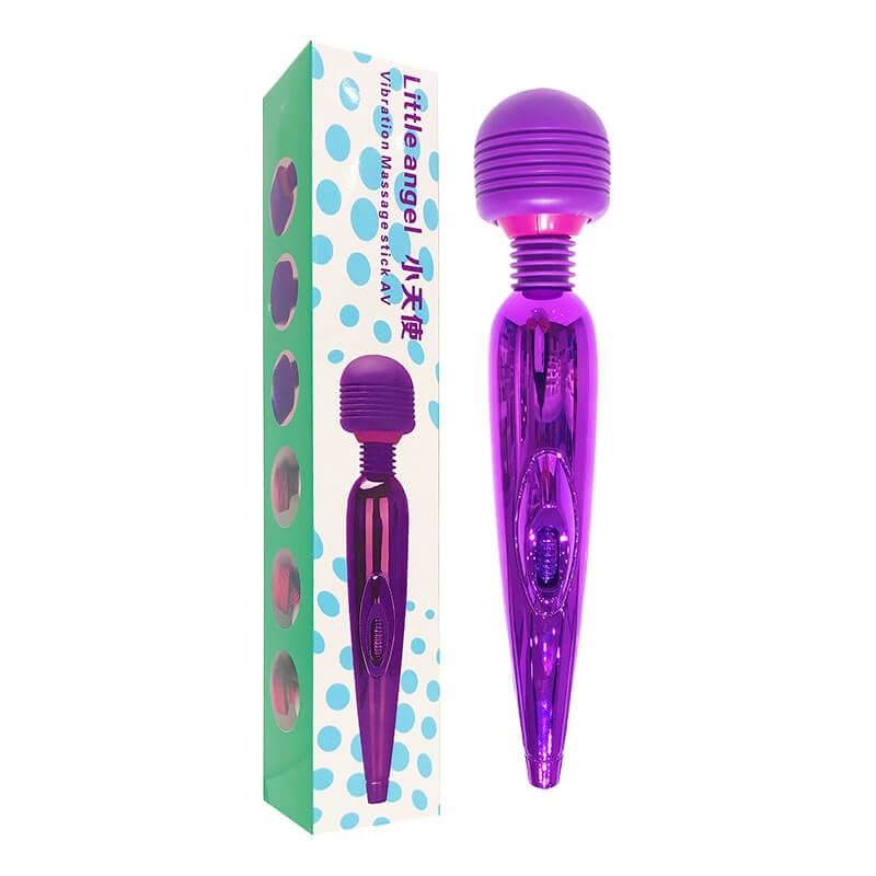 Gold plated purple USB massage stick