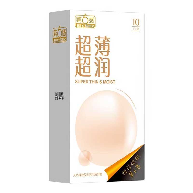 SIX SEX Ultra-thin and lubricating pack of ten
