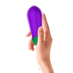 MD eggplant wireless remote control heating vibration wearable vibrator