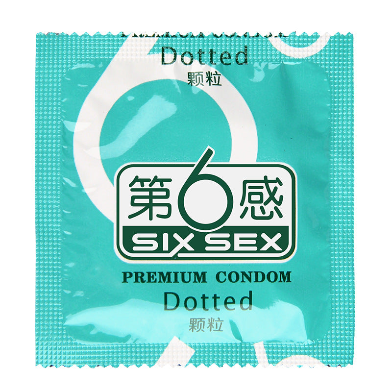 SIX SEX Ultra-thin particle excitation points condom pack of eighteen