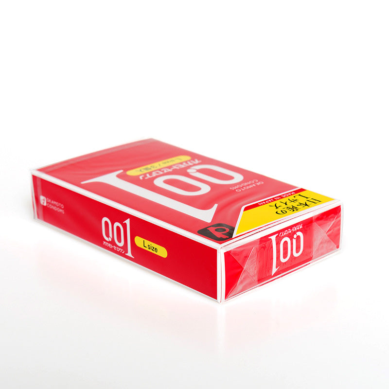 OKAMOTO 001 Large yellow label condom pack of three