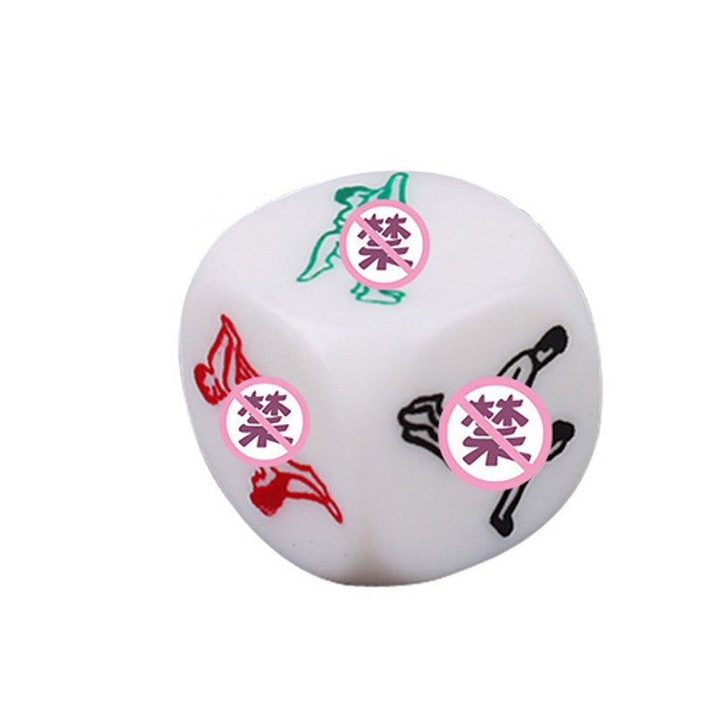 Sex toys couple flirting dice