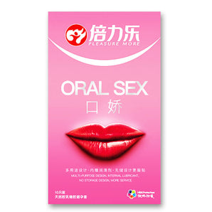 PLEASURE MORE condom series  oral sex  pack of ten