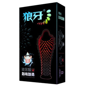 SIXIANGNI  Wolf Fang The more you fight, the braver you become  condom  ten  pcs