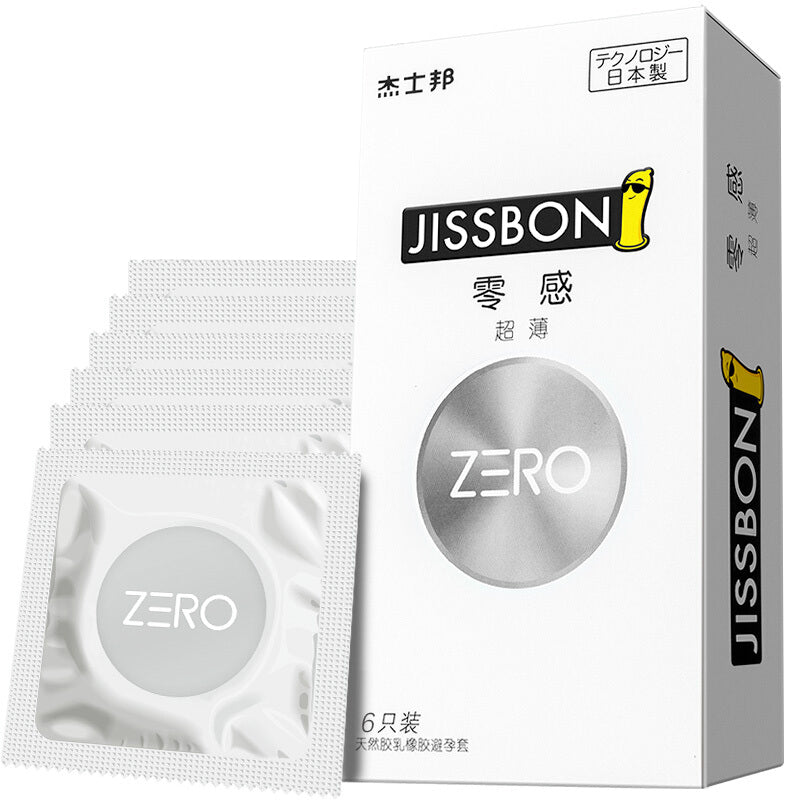 JISSBON Zero sense ultra-thin condom six pcs