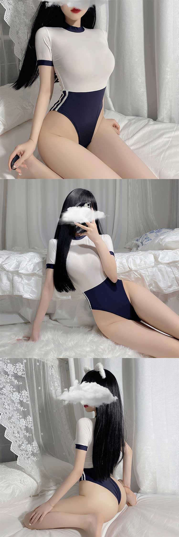 LZM series sexy underwear 1019 white (this model does not have a packaging box)