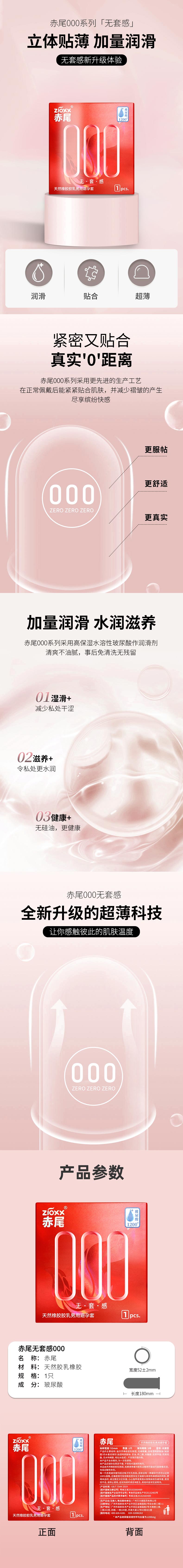 ZIOXX no feeling  condom  Pack of  one