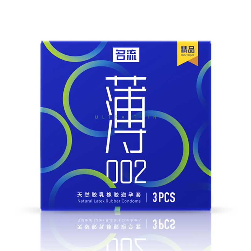 MINGLIU 002 ultra-thin plus  condom  three pcs
