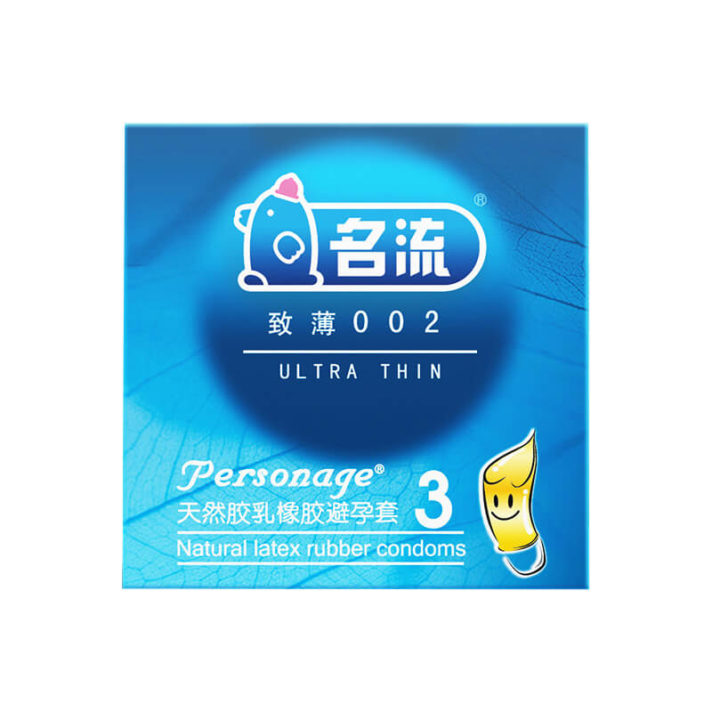 MINGLIU 002 Celebrity ultra-thin condom  three pcs