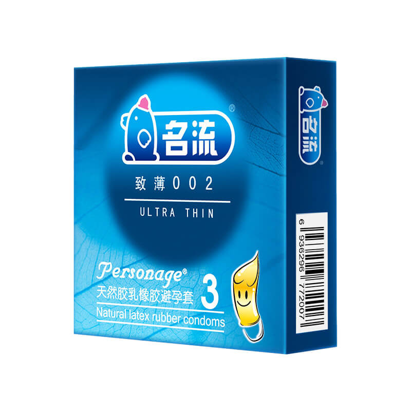 MINGLIU 002 Celebrity ultra-thin condom  three pcs