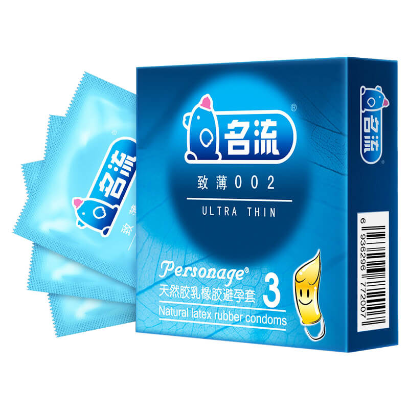 MINGLIU 002 Celebrity ultra-thin condom  three pcs