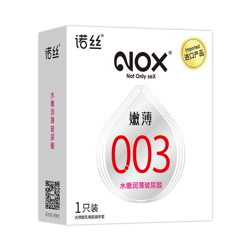 NOX 003 Thin hyaluronic acid  condom  one pcs