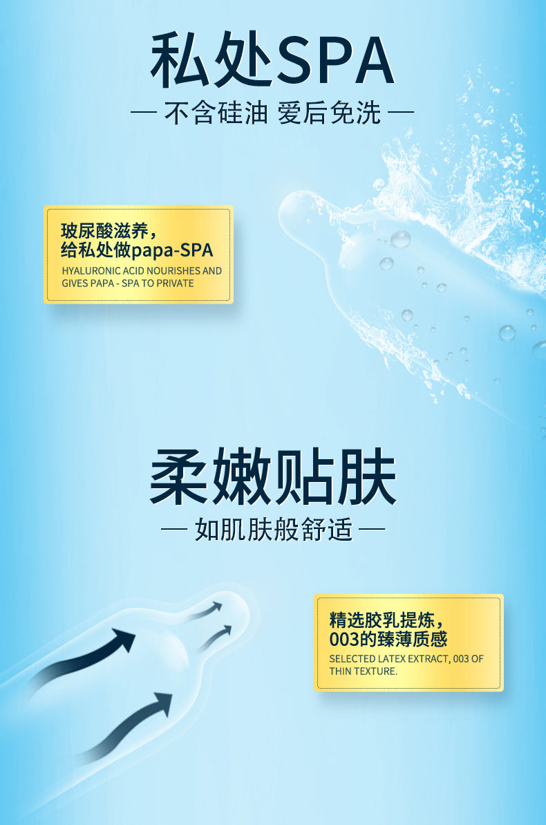 NOX 003 Thin hyaluronic acid  condom  one pcs