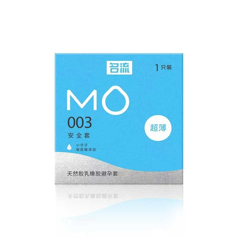 MINGLIU MO 003  ultra-thin blue  condom  one  pcs