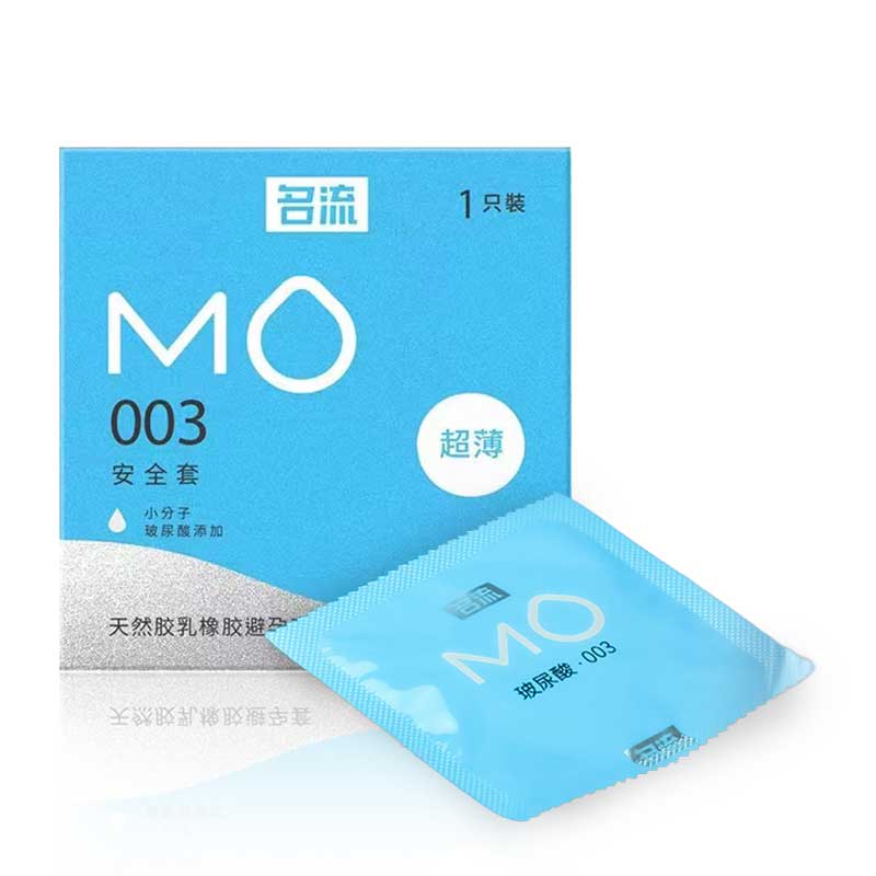 MINGLIU MO 003  ultra-thin blue  condom  one  pcs