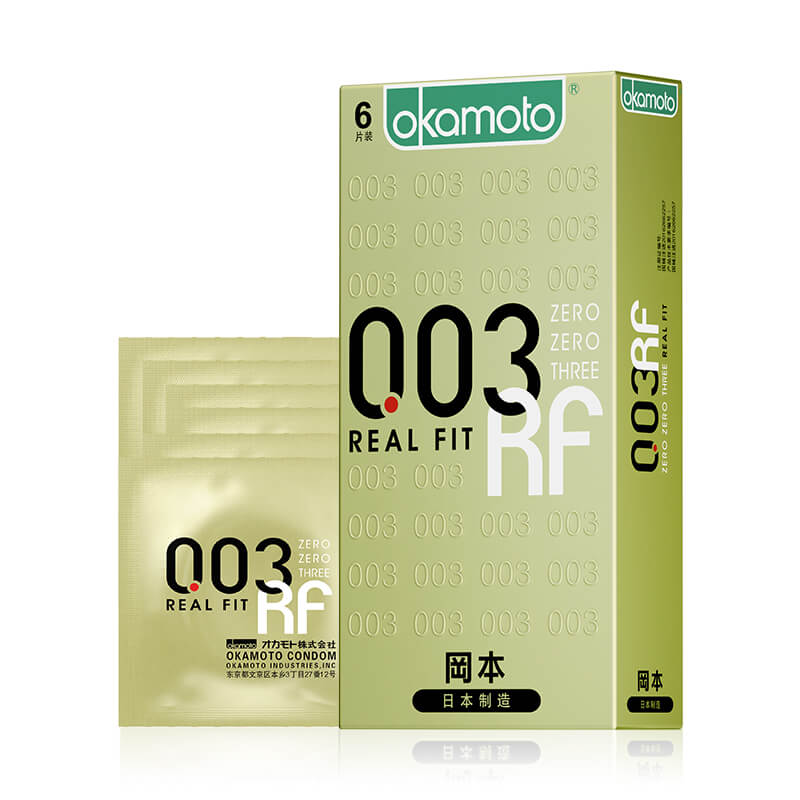 OKAMOTO 003 gold  condom  pack of  six