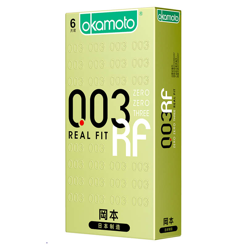 OKAMOTO 003 gold  condom  pack of  six