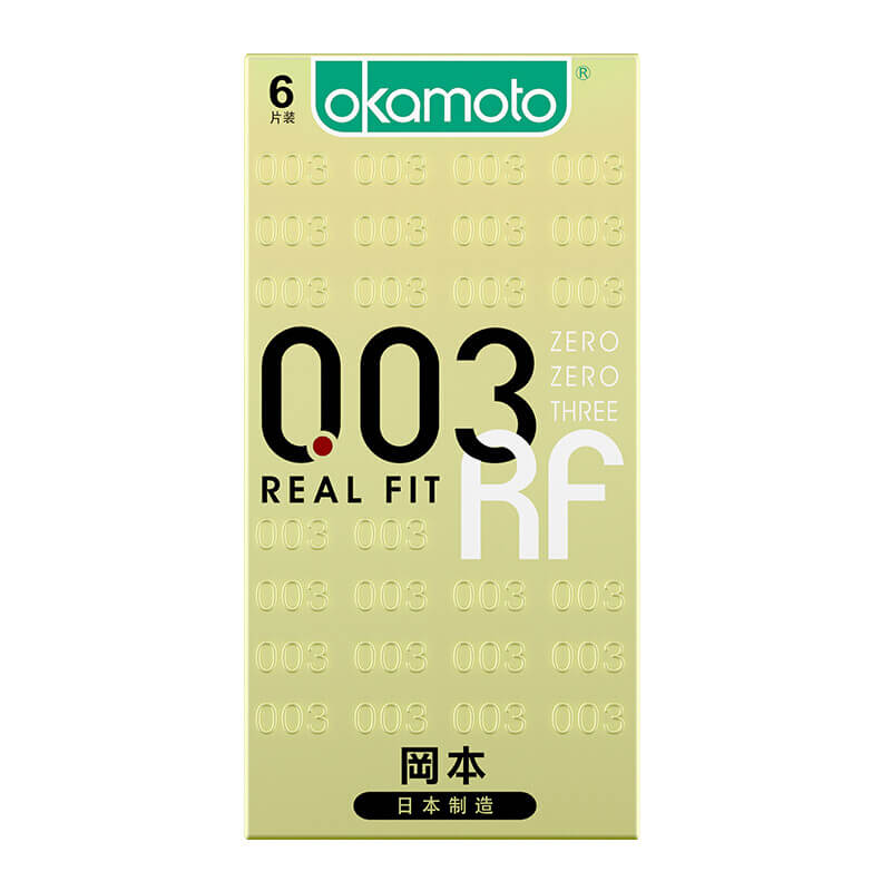OKAMOTO 003 gold  condom  pack of  six