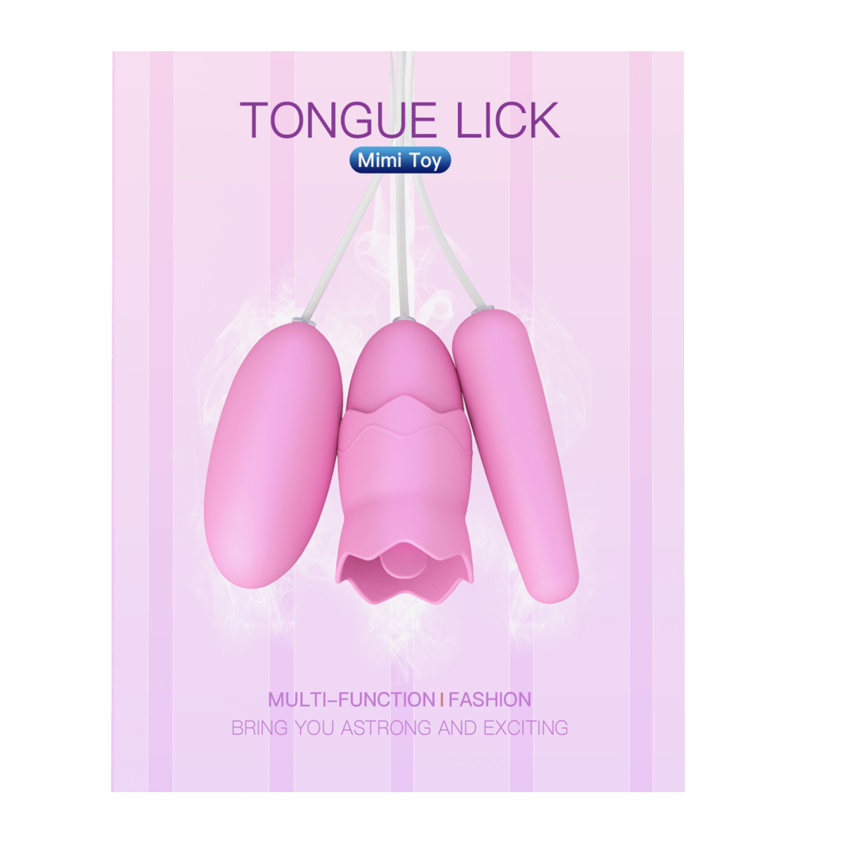 MJS tongue licking round vibrator+backcourt vibrator