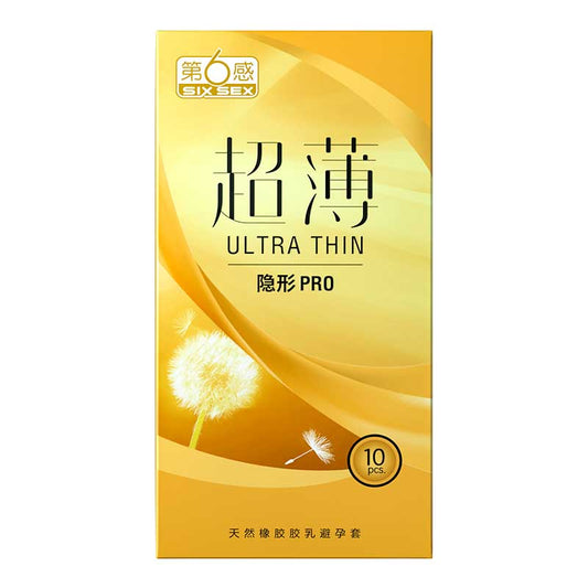 SIX SEX Ultra-thin invisible PRO  Pack of  ten