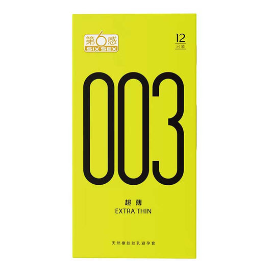 SIX SEX 003 Ultra thin  Pack of twelve