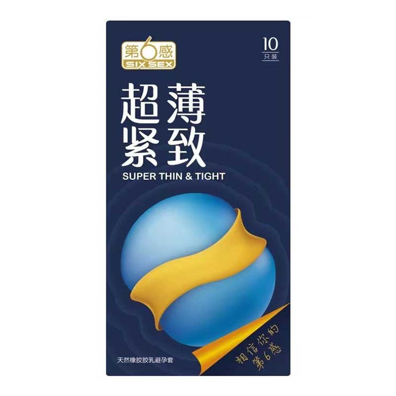 SIX SEX  Ultra-thin and firm  pack of ten