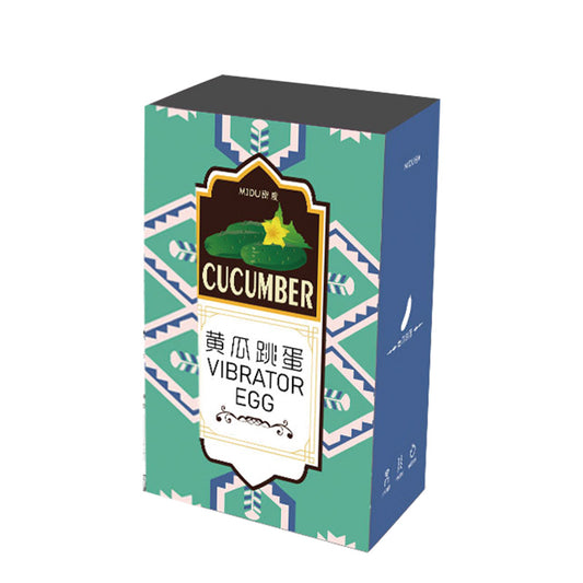 MD cucumber wireless remote control vibration heating wearable vibrator