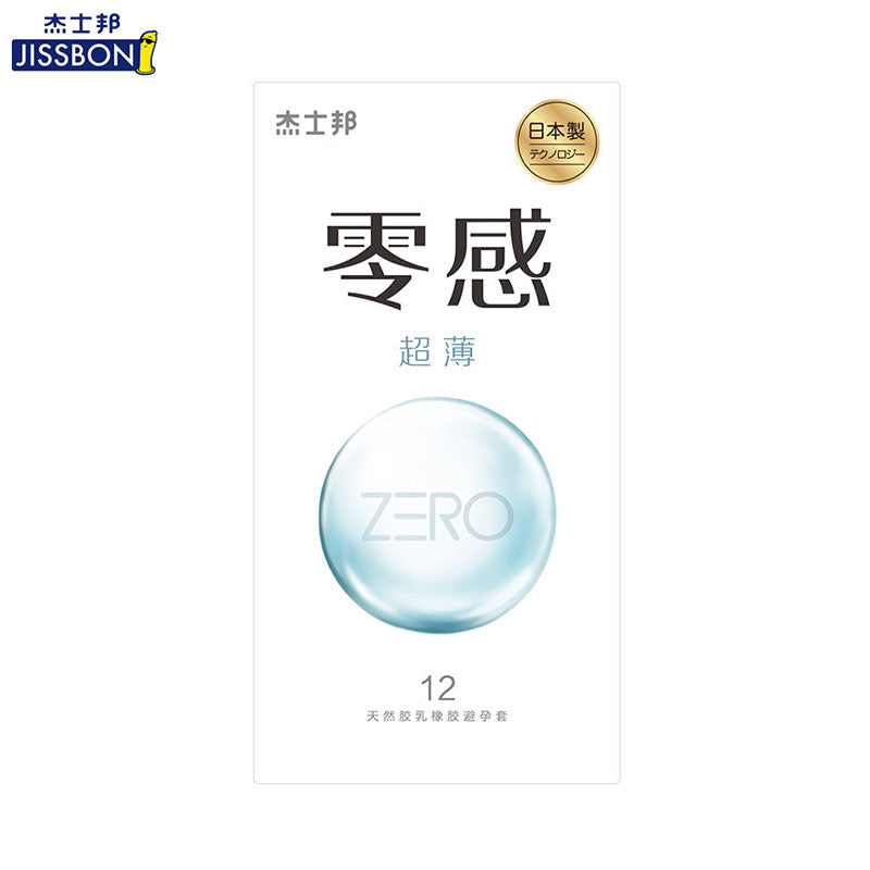 JISSBON Zero-sense ultra-thin condom twelve pcs （Made in Japan）