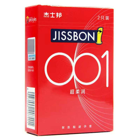 JISSBON 001 Polyurethane condom  two pcs