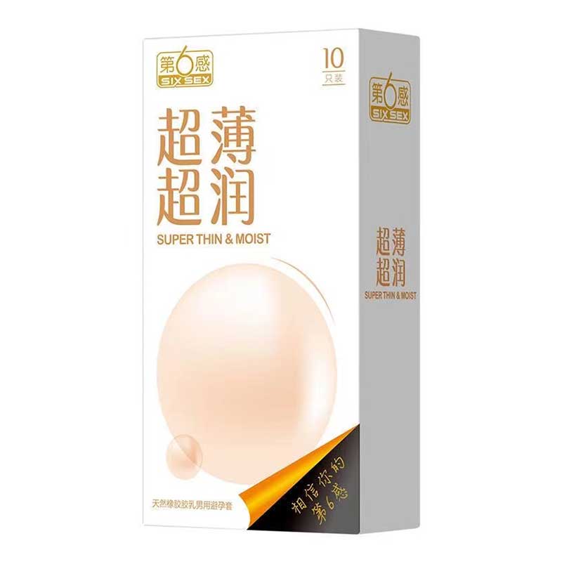 SIX SEX  Ultra-thin and lubricating  pack of ten