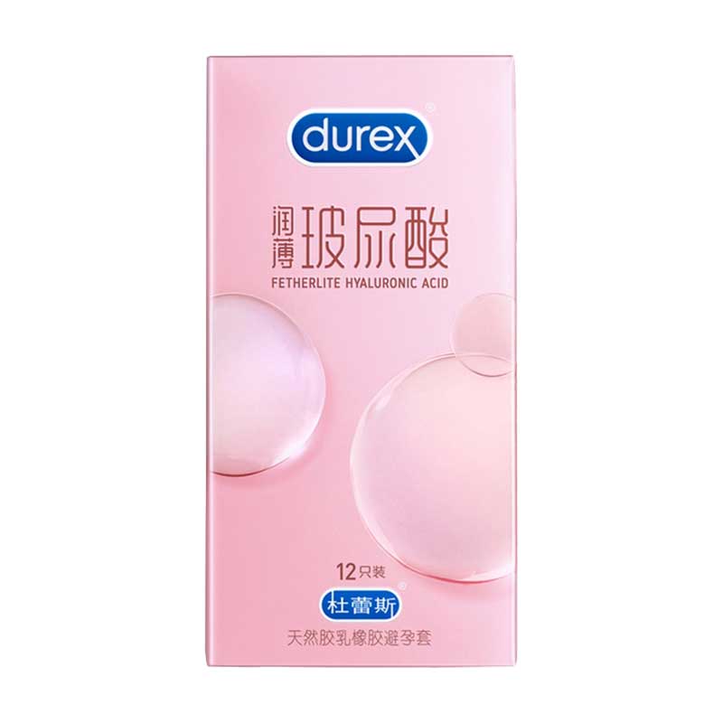 DUREX  lubricating  Ultra thin hyaluronic acid  condom Pack of  twelve