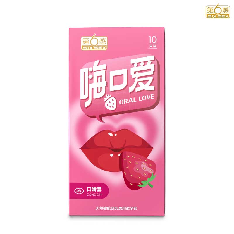 SIX SEX oral love condom pack of ten