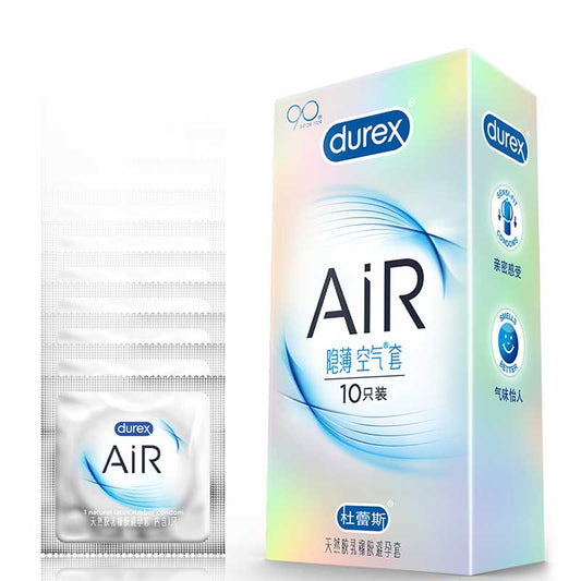 DUREX AIR Invisible and thin Ultra thin air condom  pack of ten