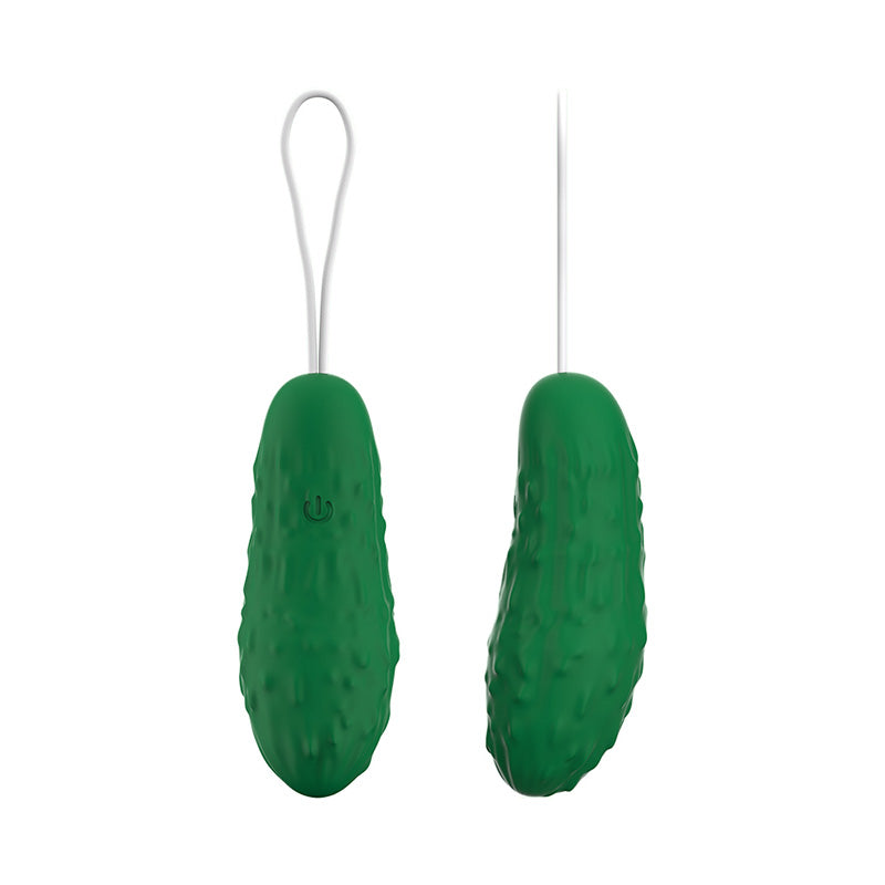 MD cucumber wireless remote control vibration heating wearable vibrator