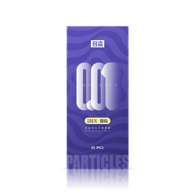 MINGLIU 001 Long-lasting granules condom Purple ten  pcs