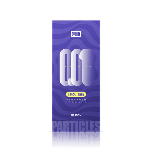 MINGLIU 001 Long-lasting granules condom Purple ten  pcs