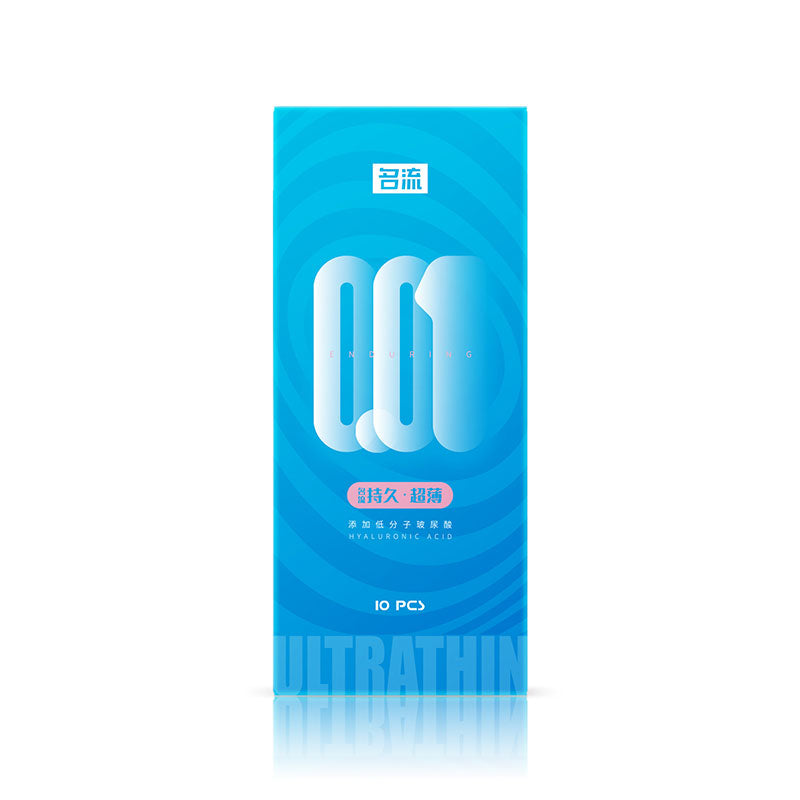 MINGLIU 001  Durable and ultra-thin  condom Blue outfit ten  pcs