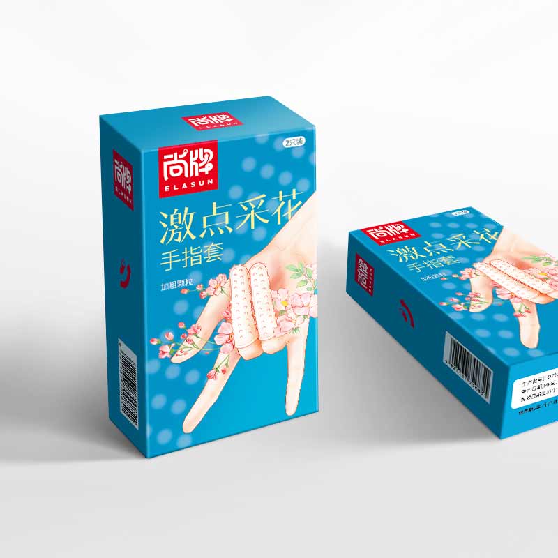 ELASUN G-spot  Exploring flowers  finger cots two pcs