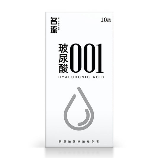 MINGLIU  hyaluronic acid 001 condom  ten  pcs