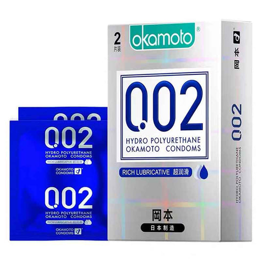 OKAMOTO 002 Super lubrication pack of two Blue outfit