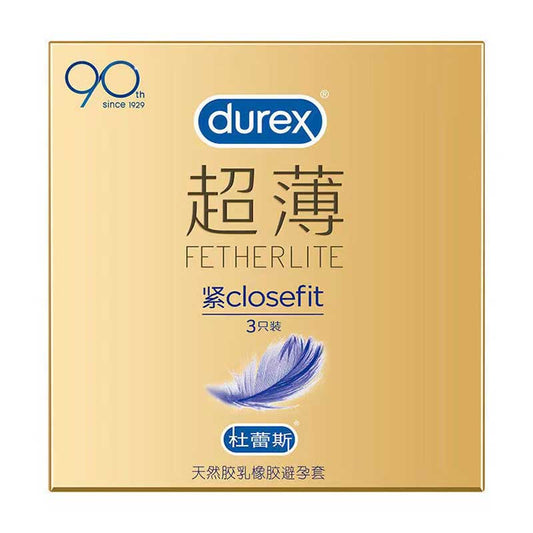 DUREX  gold packaging  compact condom Pack of  three