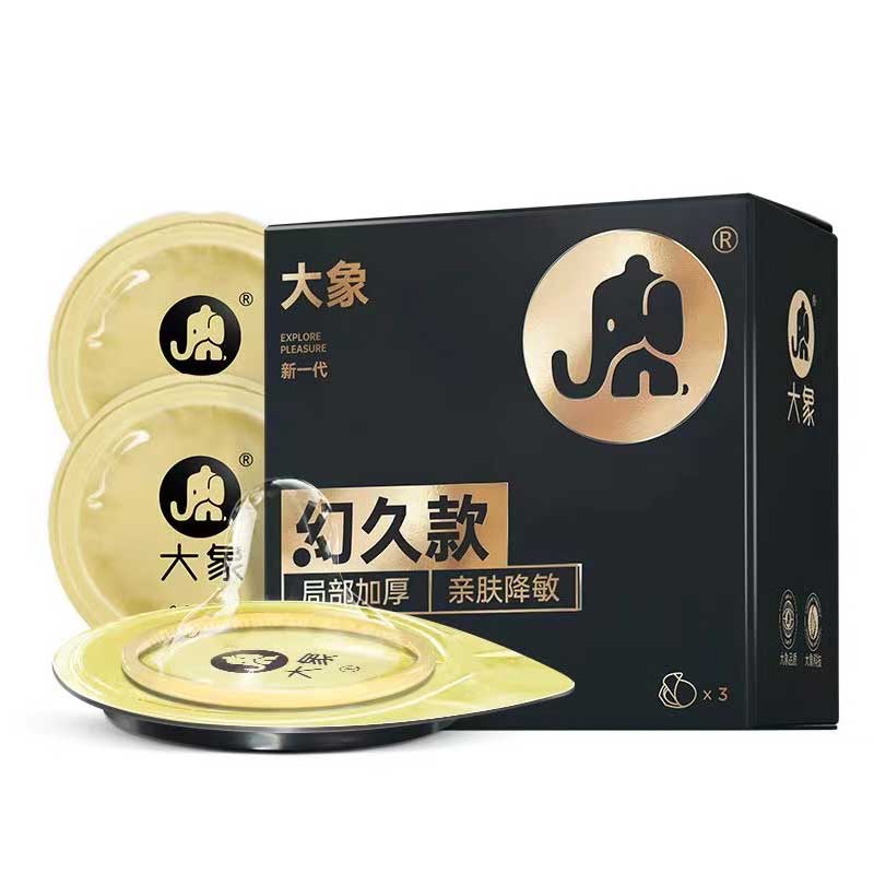 ELEPHANT   Long-lasting condom  Pack of three