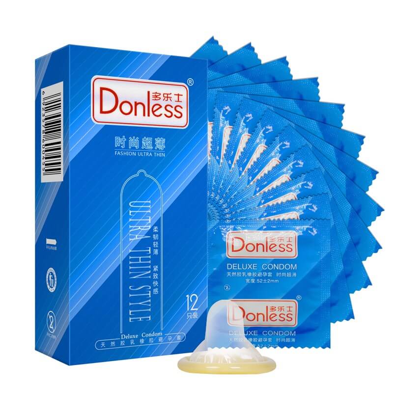DONLESS  Fashion Ultra thin  condom series Pack of twelve