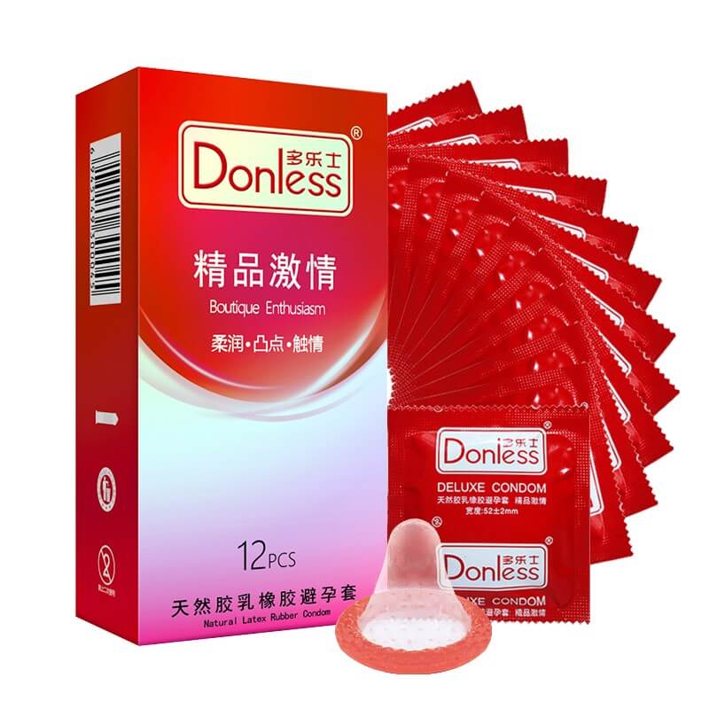 DONLESS  Boutique  Passion condom series Pack of twelve