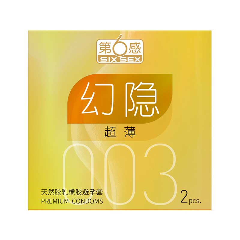SIX SEX  003 Phantom ultra-thin  pack of two