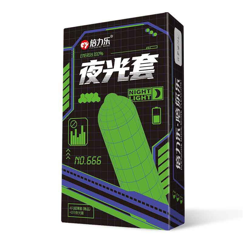 PLEASURE MORE Condoms  Luminous cover second generation