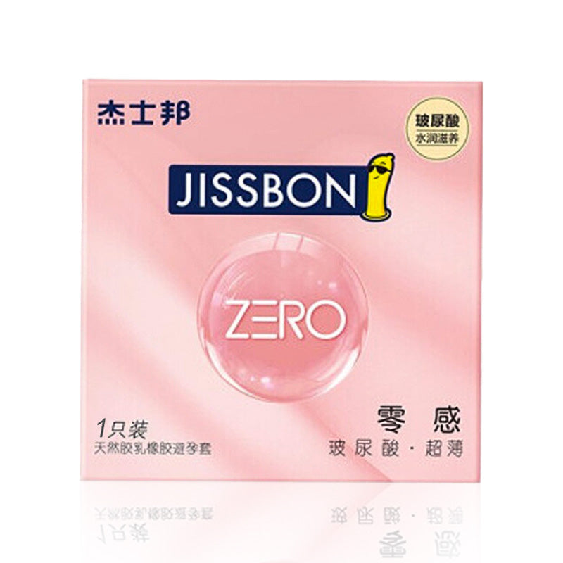 JISSBON Zero-sense hyaluronic acid  ultra-thin condom  one  pcs