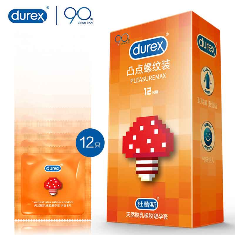 DUREX  raised point thread condom Pack of  twelve