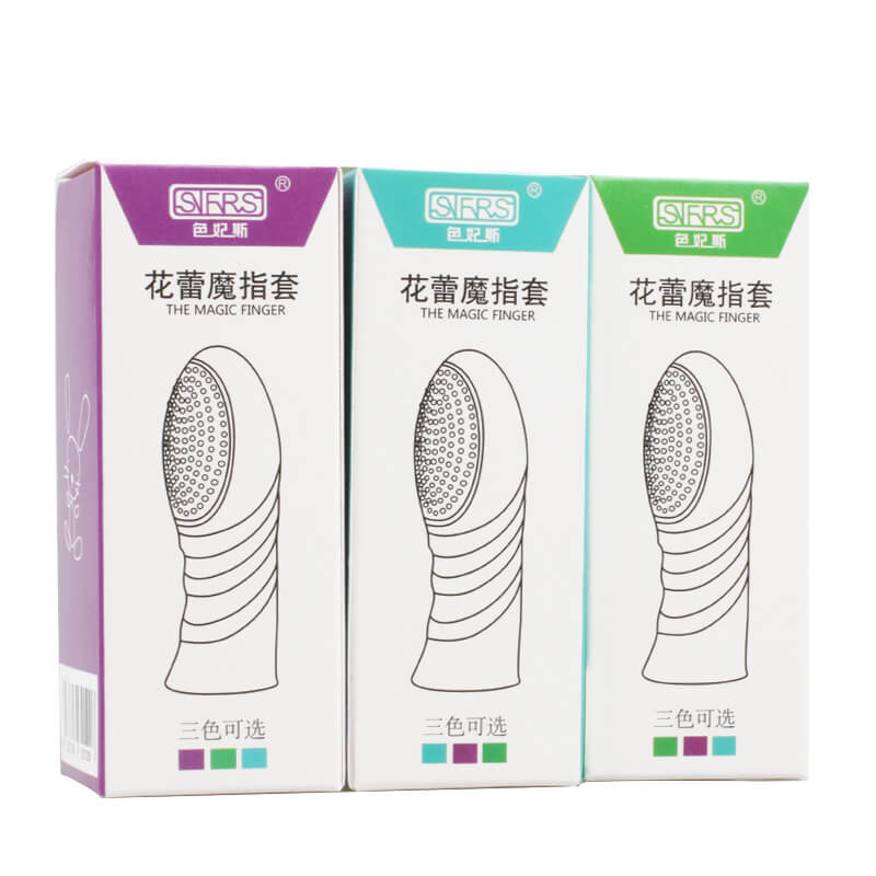 SEJISI  Series vibrators Flower bud magic finger cot